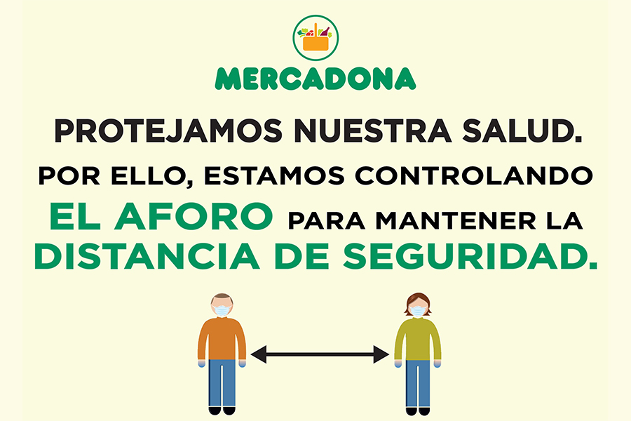 Distancia seguridad entre jefes Mercadona