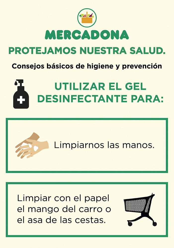 Consejos básicos de higiene y prevención Mercadona