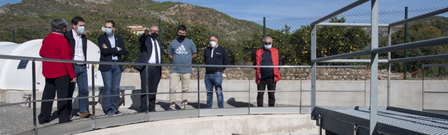 José Martí e Ignasi Garcia inauguran la nueva depuradora de Argelita que pone fin a 40 años de vertidos al río Villahermosa