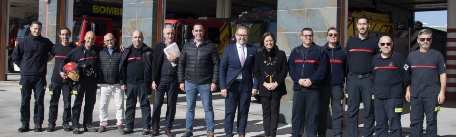 La Diputación realizará 400 test rápidos a bomberos, Protección Civil y parque móvil desde esta semana