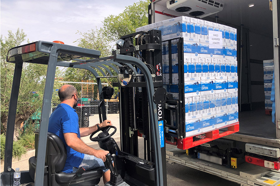 Mercadona dona productos de primera necesidad al Banco de Alimentos de Albacete