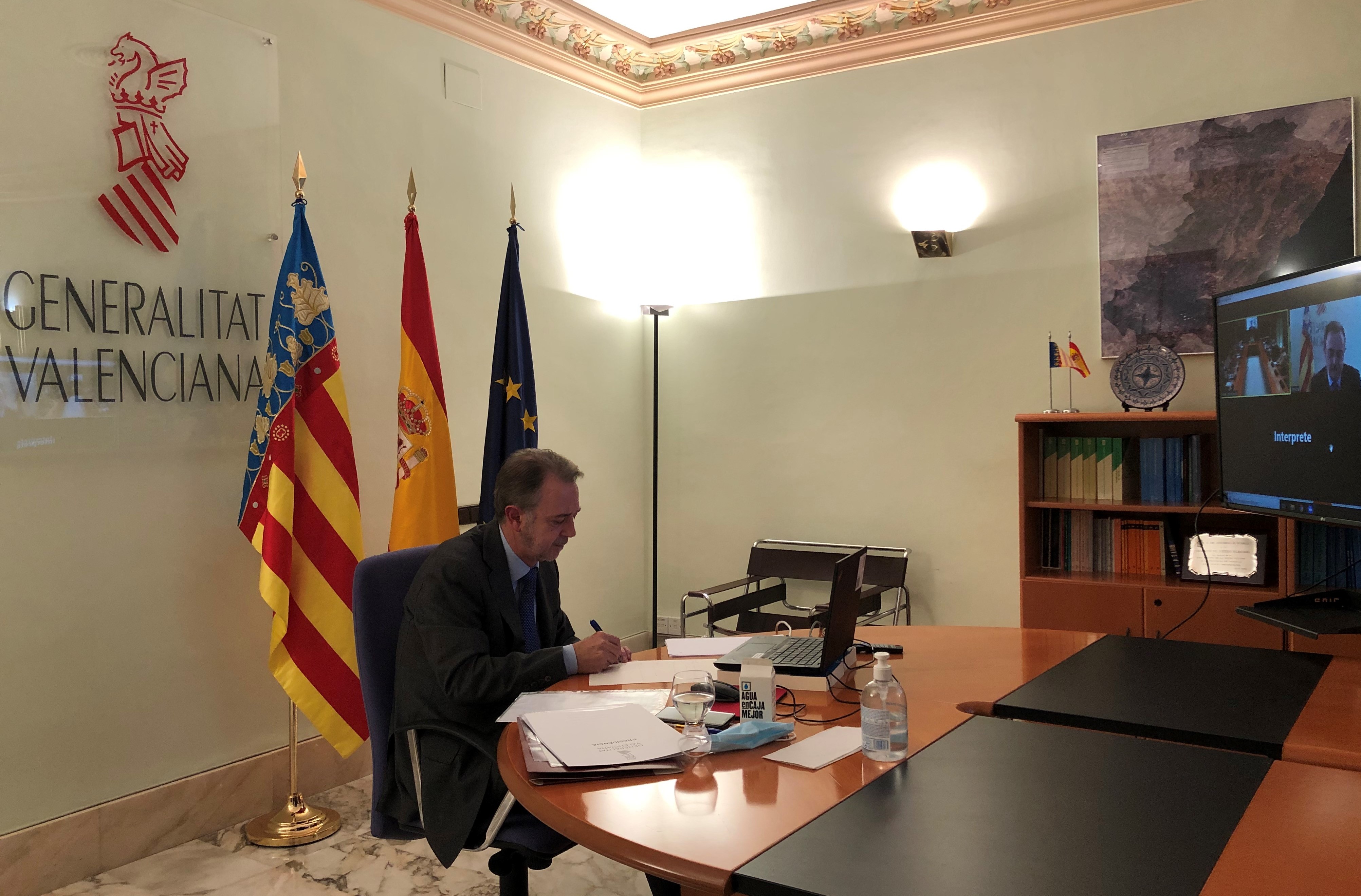 El president del Consell Audiovisual de la Comunitat Valenciana, José M...