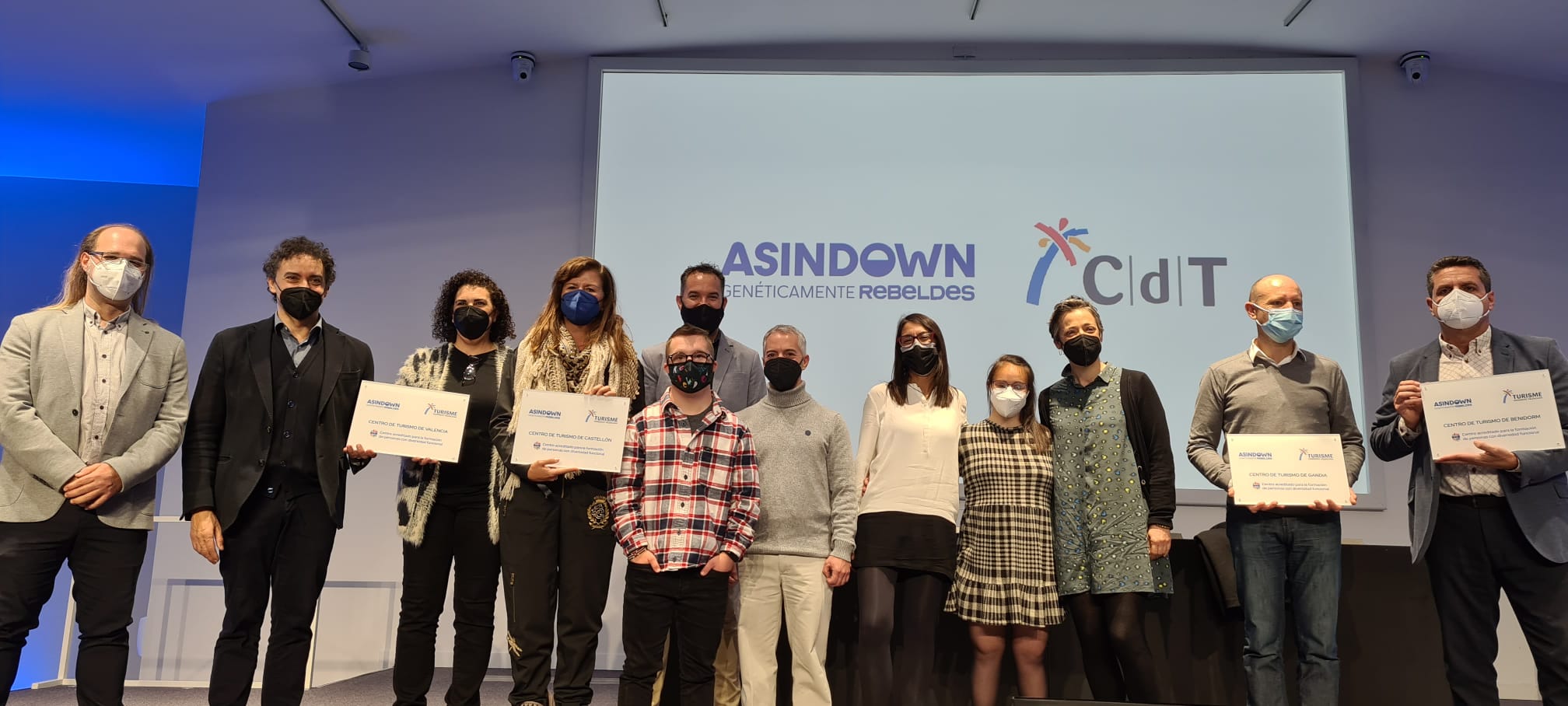 La Fundación Asindown reconoce la labor de la Red CdT de la Comunitat V...