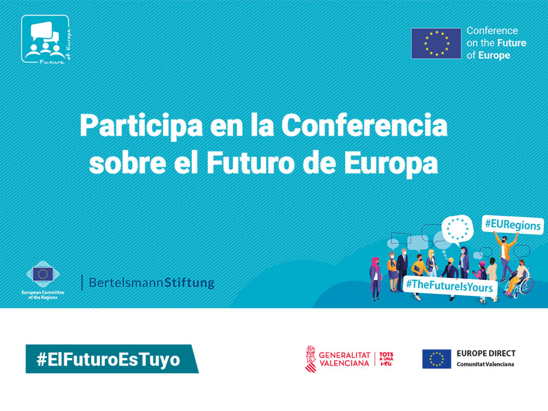 La Generalitat invita a participar en los debates ciudadanos sobre el futuro de Europa