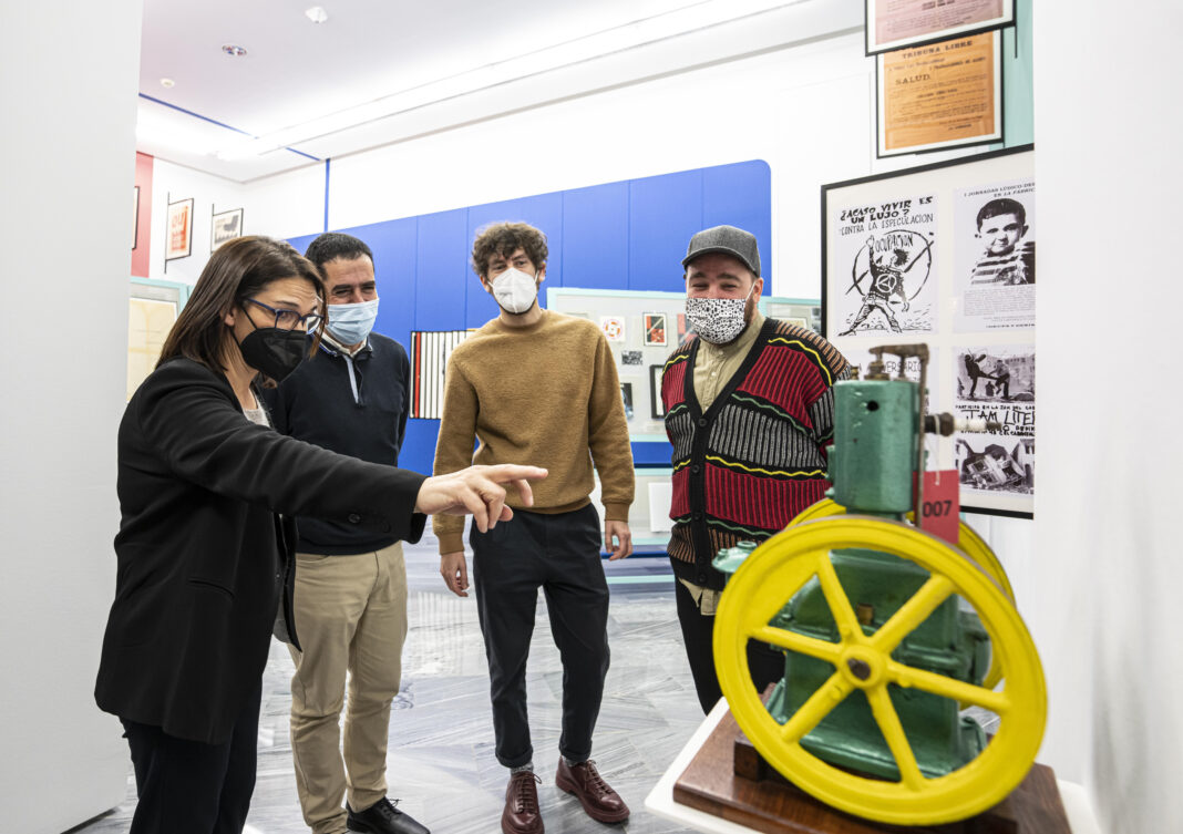 La seu de l'IVAM d'Alcoi se submergeix en el patrimoni industrial amb la mostra 'Indústria/Matrius, trames i sons'