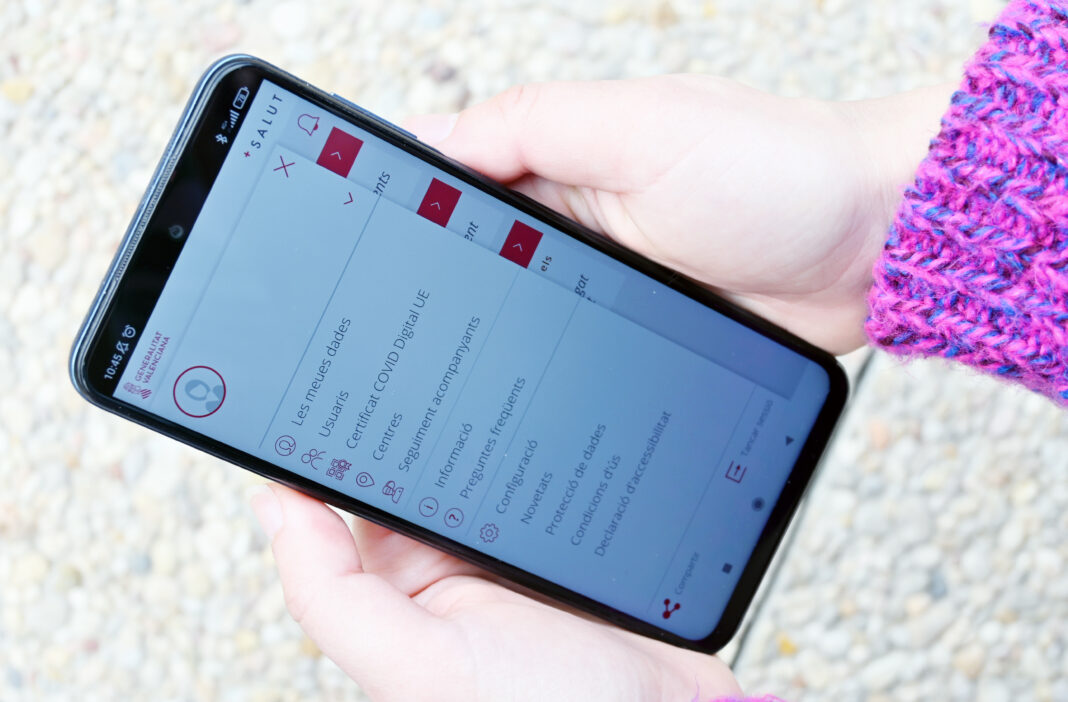 La APP GVA+Salut incorpora la opción de descargar el certificado COVID Digital de la UE, necesario para realizar viajes internacionales